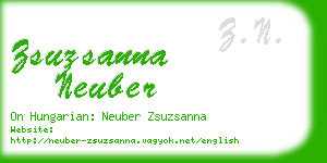 zsuzsanna neuber business card